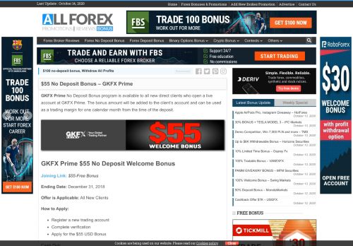 
                            6. $55 No Deposit Bonus - GKFX Prime - All Forex Bonus
