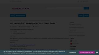 
                            9. 550 Permission Denied (or No such file or folder)