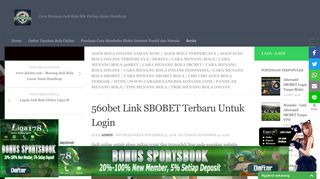 
                            7. 560bet Link SBOBET Terbaru Untuk Login | Liga178