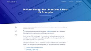 
                            13. 58 Form Design Best Practices & Form UX Examples - Venture Harbour