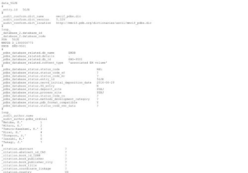 
                            12. 5gje in mmCIF format - OCA