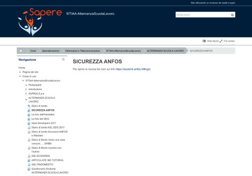 
                            11. 5ITIAA-AlternanzaScuolaLavoro : SICUREZZA ANFOS - Panetti Pitagora