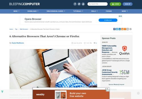 
                            13. 6 Alternative Browsers That Aren't Chrome or Firefox