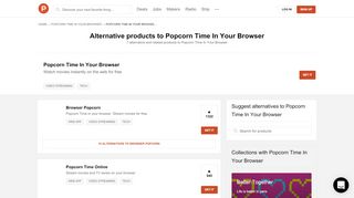 
                            5. 6 Alternatives to Popcorn Time In Your Browser | Product Hunt