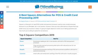 
                            10. 6 Best Square Alternatives for POS & Credit Card ...