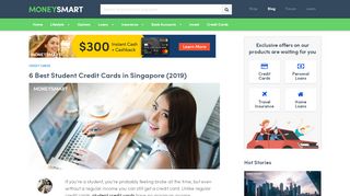 
                            9. 6 Best Student Credit Cards in Singapore (2019) - MoneySmart.sg