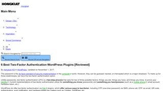 
                            4. 6 Best Two-Factor Authentication WordPress Plugins [Reviewed ...