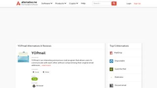 
                            12. 6 Best YOPmail Alternatives | Reviews | Pros & Cons - Alternative.me