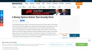 
                            13. 6 Binary Options Robots That Actually Work | Benzinga