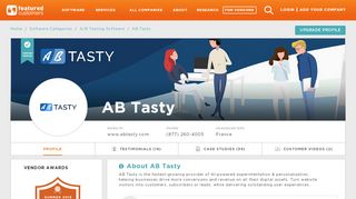 
                            10. 6 Customer Reviews & Customer References of AB Tasty ...
