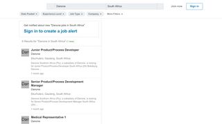 
                            8. 6 Danone jobs in South Africa - LinkedIn