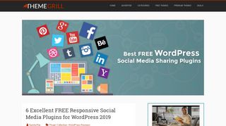 
                            11. 6 Excellent FREE WordPress Social Media Plugins for 2019 - ThemeGrill