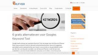 
                            6. 6 gratis alternatieven voor Google's Keyword Tool - Drijfveer Media