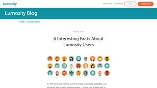 
                            12. 6 Interesting Facts About Lumosity Users