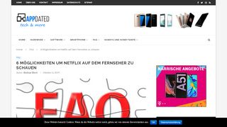 
                            13. 6 Möglichkeiten um Netflix auf dem Fernseher zu schauen | Appdated