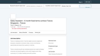 
                            6. 6 month fixed terms contract Toluna Singapore - Toluna - LinkedIn