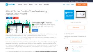 
                            5. 6 Most Effective Free Live Video Conferencing Applications ...