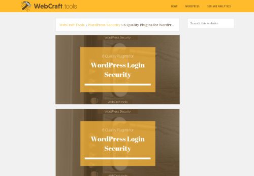 
                            10. 6 Quality Plugins for WordPress Login Security - WebCraft Tools