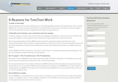 
                            4. 6 Reasons for TomTom Work | Hatfield, PA | Bardissi Enterprises