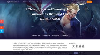 
                            4. 6 Things I Learned Demoting from Diamond 1 to Diamond 4 in a ...