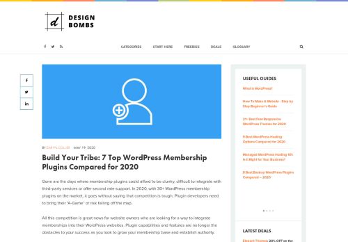 
                            13. 6 Top WordPress Membership Plugins Compared - Design Bombs