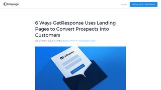 
                            8. 6 Ways GetResponse Uses Landing Pages to Convert Prospects ...