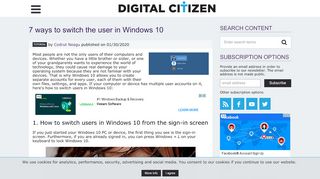 
                            10. 6 ways to switch between user accounts in Windows 10 | Digital ...