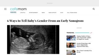 
                            9. 6 Ways to Tell Baby's Gender From an Early Sonogram | ...