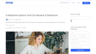 
                            9. 6 Webphone Options That Can Replace A Deskphone - OnSIP