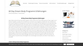 
                            7. 60 Day Dream Body Programm Erfahrungen - Die Erfahrung