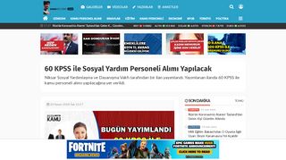 
                            8. 60 KPSS ile Sosyal Yardım Personeli Alımı Yapılacak - Kamu Bülteni ...