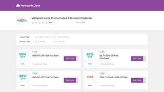 
                            7. 60% Off Vistaprint.co.nz Promo Codes & Discount Codes Nz | Feb. 2019