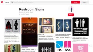 
                            6. 61 Best Restroom Signs images | Bathroom signs, Toilets, Restroom ...