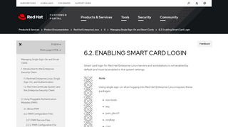 
                            7. 6.2. Enabling Smart Card Login - Red Hat Customer Portal