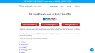 
                            6. 62 Great Resources for ESL Printables - ProofreadingServices.com