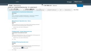
                            12. 63 Jobs für „Marktentwicklung“ in Österreich - LinkedIn