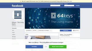 
                            2. 64keys - The Living Matrix | Facebook