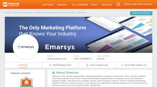 
                            13. 65 Customer Reviews & Customer References of Emarsys ...