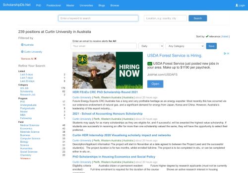 
                            13. 66 positions at Curtin University in Australia | scholarshipdb.net