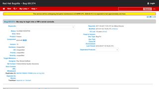 
                            7. 691374 – No way to login into a VM's serial console. - Bugzilla@redhat