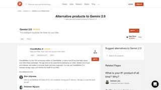 
                            8. 7 Alternatives to Gemini 2.0 for Mac | Product Hunt