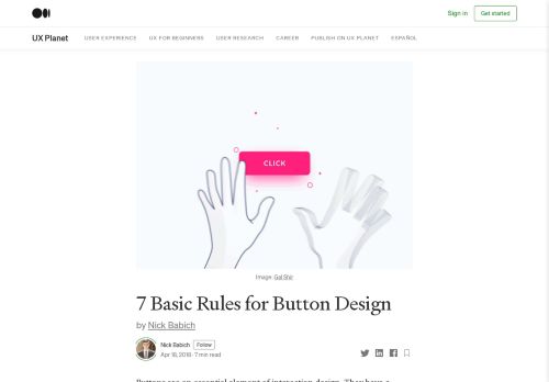 
                            6. 7 Basic Rules for Button Design – UX Planet
