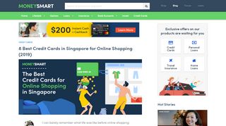 
                            12. 7 Best Credit Cards in Singapore for Online Shopping (2019)