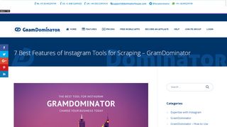 
                            8. 7 Best Features of Instagram Tool for Scraping - GramDominator