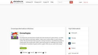 
                            12. 7 Best Growtopia Alternatives | Reviews | Pros & Cons - Alternative.me