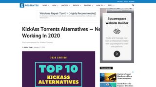 
                            8. 7 Best KickAss Torrents Alternatives [Working In Jan 2019]: Similar ...