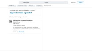 
                            9. 7 Cdi College jobs in Canada - LinkedIn