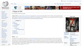 
                            11. 7 Days to Die - Wikipedia