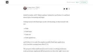 
                            10. 7 Flask-login - Medium