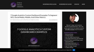 
                            12. 7 Google Analytics Custom Dashboard Examples (To Segment Traffic)